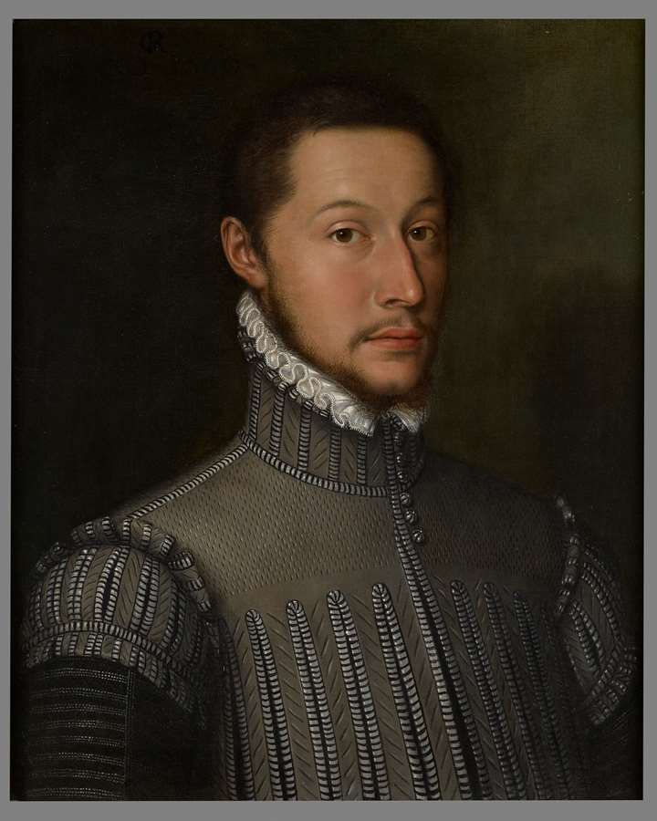 Portrait of a Nobleman, Bust Length, Wearing a Doublet and a White Lace Collar